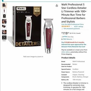 Wahl detailer trimmer